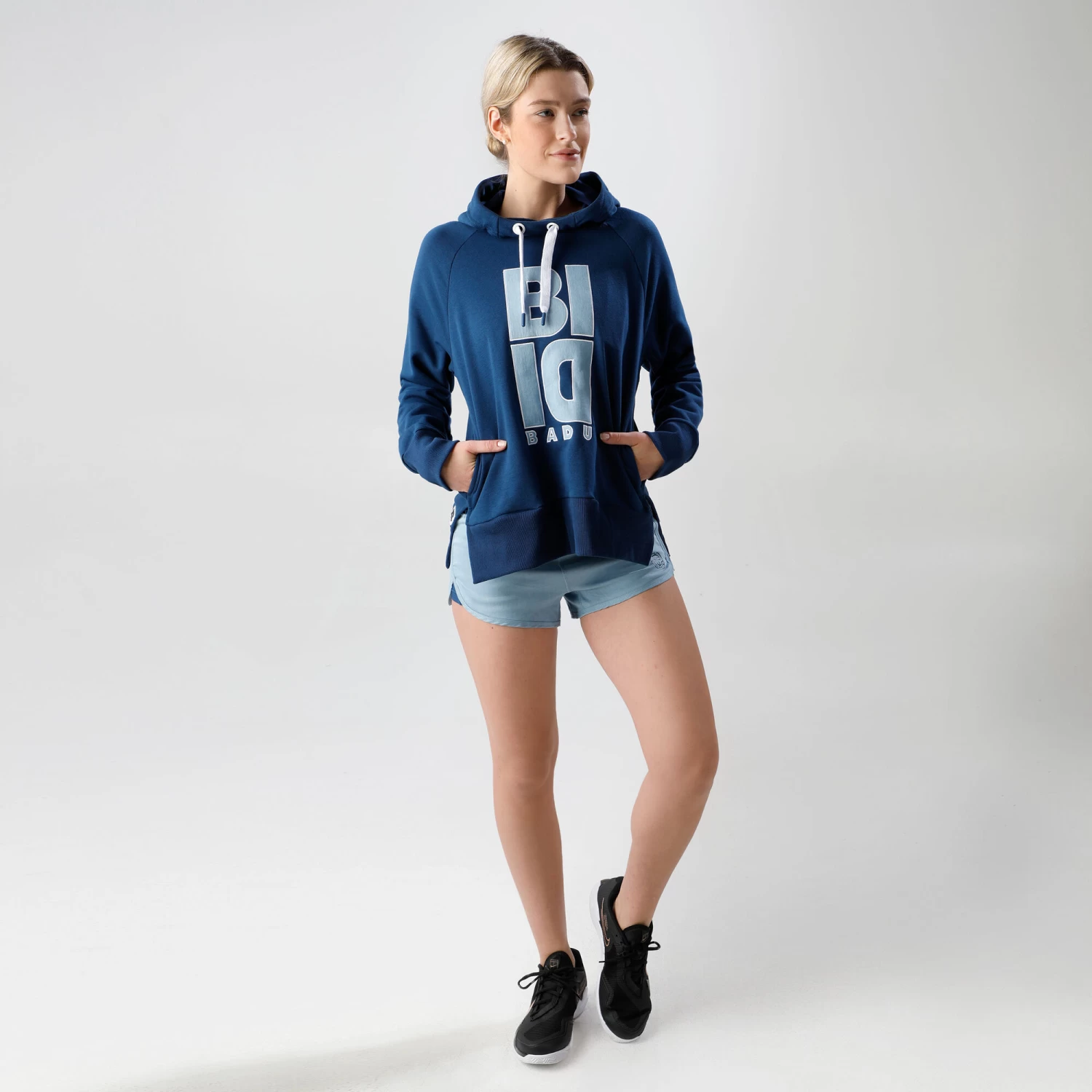 BIDI BADU Gaelle Lifestyle Hoody Women - Dark Blue, Blue 6 BIDI BADU Gaelle Lifestyle Hoody Women - Dark Blue, Blue - Image 4
