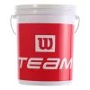 Wilson Ball Bucket - Red, White -Tennis Serie Store 0120100000 000