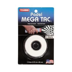 Tourna Padel Mega Tac 3 Pack - White