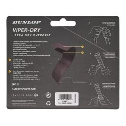 Dunlop Viperdry 3 Pack - Black -Tennis Serie Store 0129400000 0 2