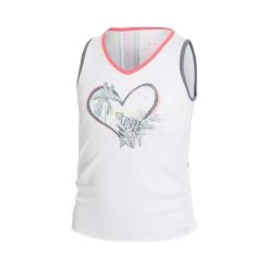 Palms D'Amour Tank Top Girls - White, Multicoloured