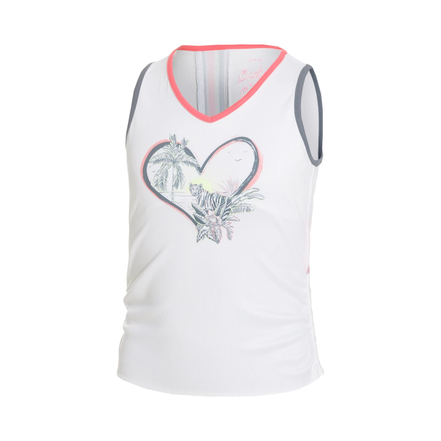 Palms D'Amour Tank Top Girls - White, Multicoloured 3 Palms D'Amour Tank Top Girls - White, Multicoloured