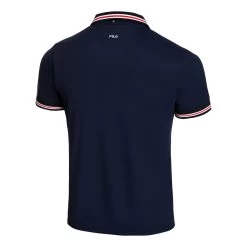 Fila Core Button Piro Polo Men - Dark Blue, Red -Tennis Serie Store 01341000 0 2