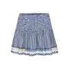 Long Check Me Out Smock Skirt Women - Dark Blue, White -Tennis Serie Store 01359000 000