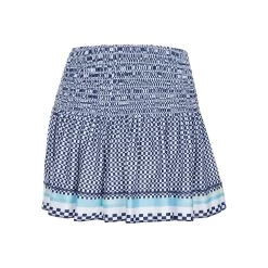 Long Check Me Out Smock Skirt Women - Dark Blue, White -Tennis Serie Store 01359000 0 2