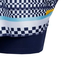 Long Check Me Out Smock Skirt Women - Dark Blue, White -Tennis Serie Store 01359000 10