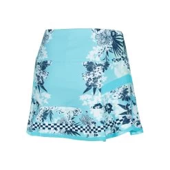 Long Garden Party Skirt Women - Light Blue, Multicoloured -Tennis Serie Store 01360000 0 2