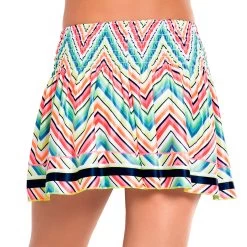 Rerto Smocke Skirt Girls - Multicoloured -Tennis Serie Store 01414000 16
