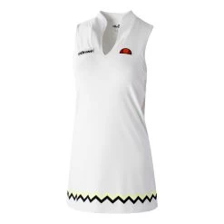 Ellesse Intensia Dress Women - White, Lemon