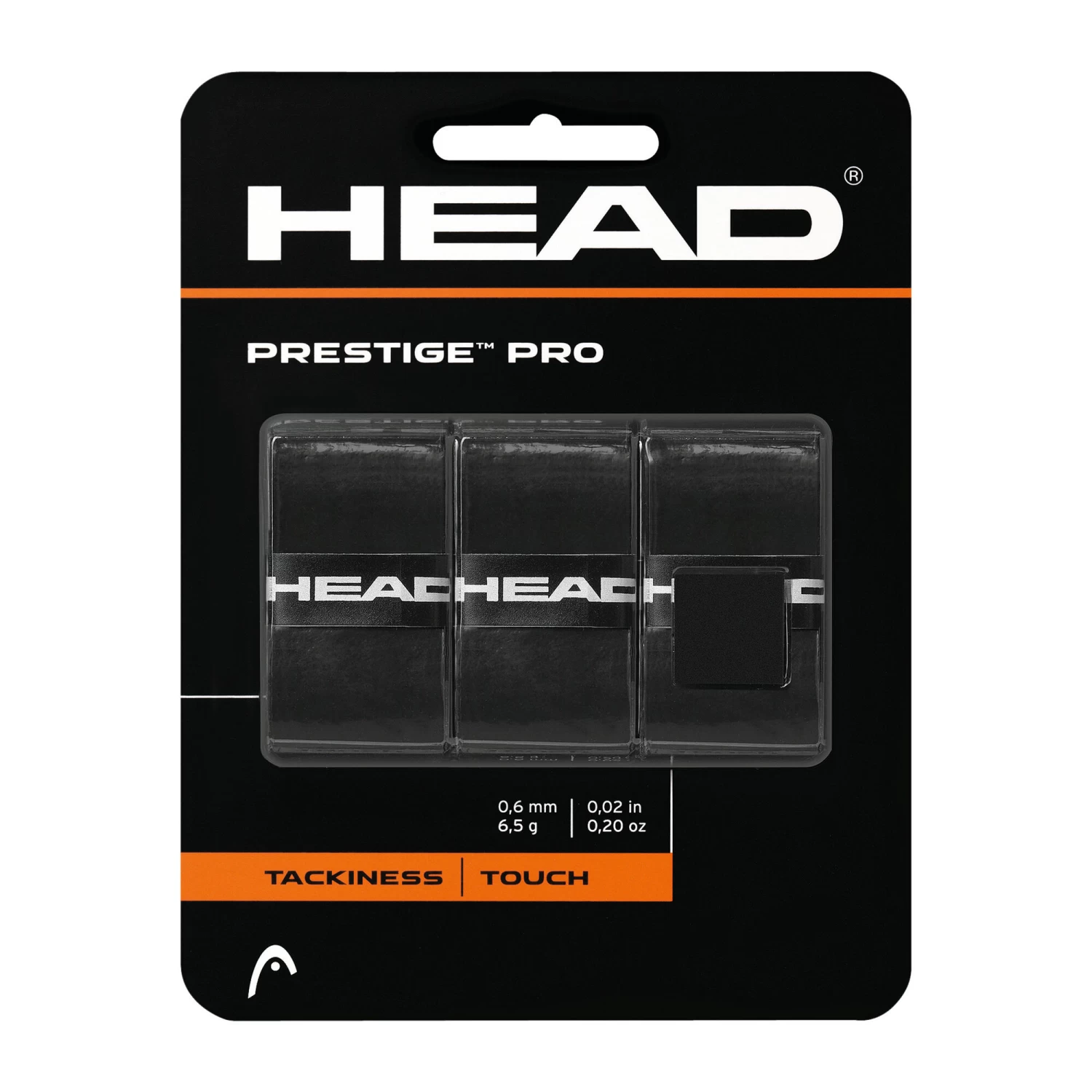 Head Prestige Pro 3 Pack - Black 3 Head Prestige Pro 3 Pack - Black