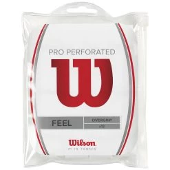 Wilson Pro Overgrip Perforated 12 Pack - White