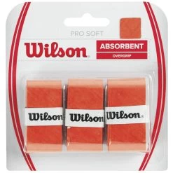 Wilson Soft Overgrip 3 Pack - Orange