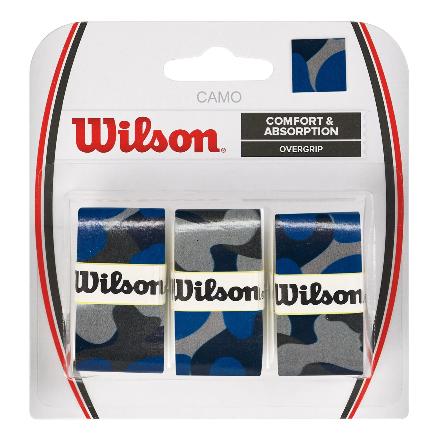 Wilson Camo 3 Pack - Black, Blue 3 Wilson Camo 3 Pack - Black, Blue
