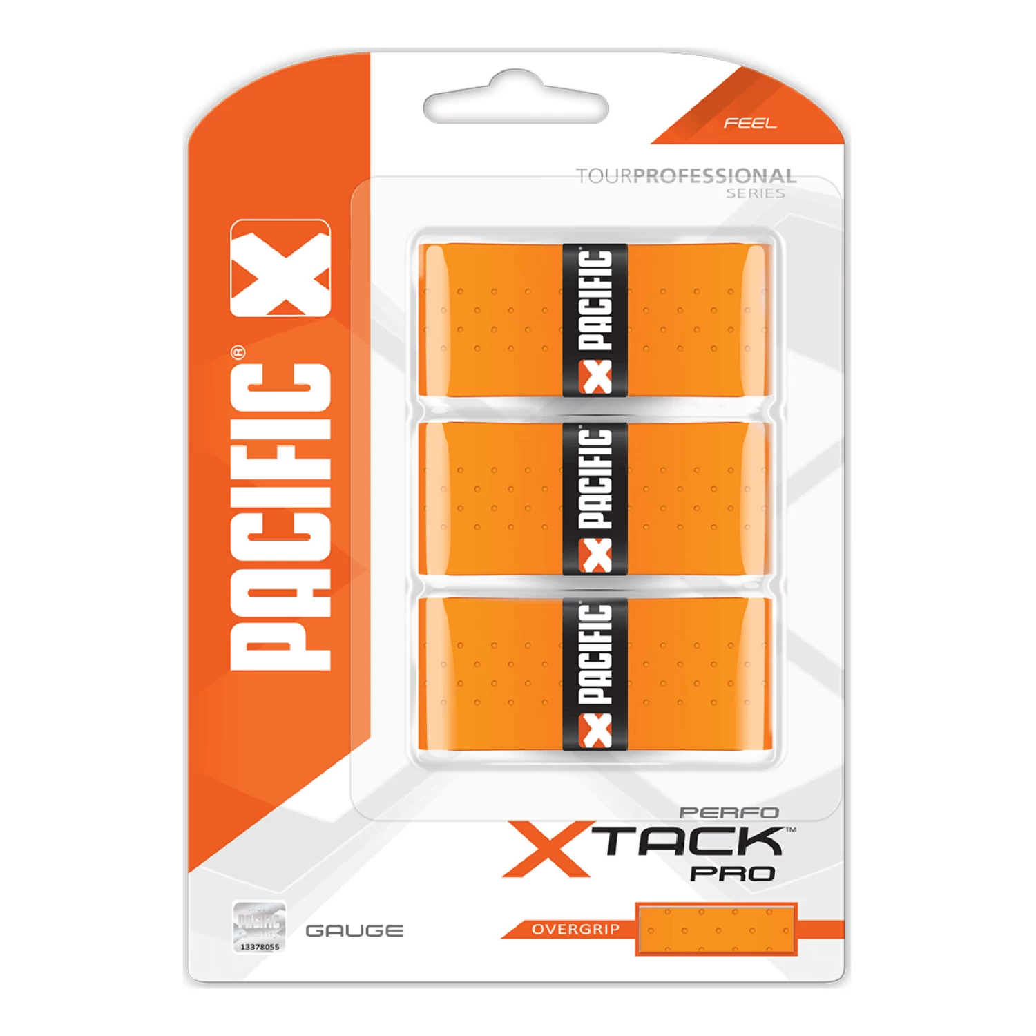 PACIFIC X Tack Pro Perfo 3 Pack - Orange 3 PACIFIC X Tack Pro Perfo 3 Pack - Orange