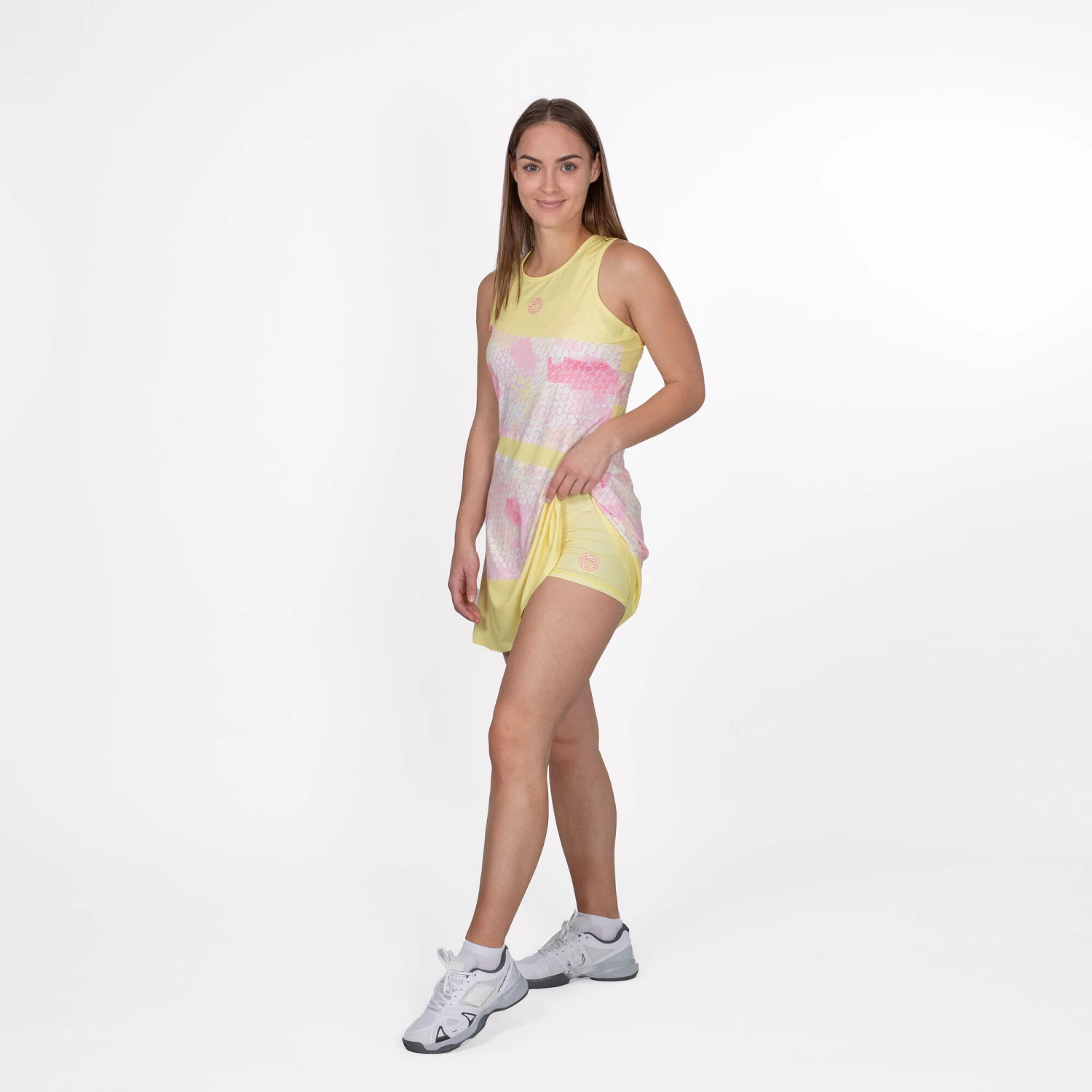 BIDI BADU Zahai Tech 2in1 Dress Women - Yellow, Pink 9 BIDI BADU Zahai Tech 2in1 Dress Women - Yellow, Pink - Image 7