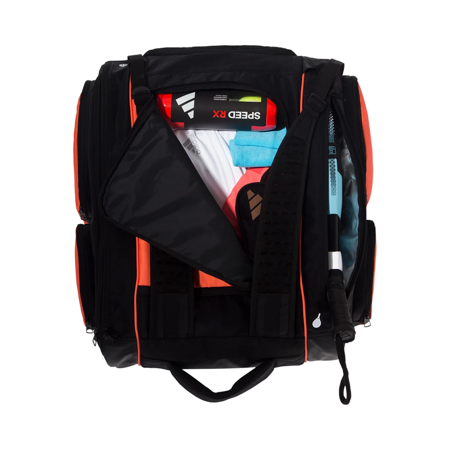ADIDAS Pro Tour 3.2 Padel Racket Bag - Black, Orange 5 ADIDAS Pro Tour 3.2 Padel Racket Bag - Black, Orange - Image 3