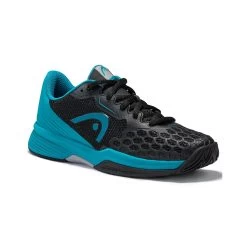 Head Revolt Pro 3.5 All Court Shoe Kids - Black, Turquoise -Tennis Serie Store 01800000 000
