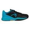 Head Revolt Pro 3.5 All Court Shoe Kids - Black, Turquoise -Tennis Serie Store 01800000 0 1