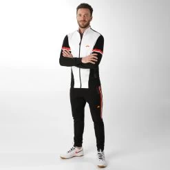 Ellesse Partita Track Training Jacket Men - White, Black -Tennis Serie Store 01820000 24