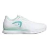 Head Sprint Pro 3.5 Clay Court Shoe Women - White, Mint