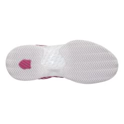 K-Swiss Hypercourt Supreme HB Clay Court Shoe Women - Pink, White -Tennis Serie Store 01997000 0 5