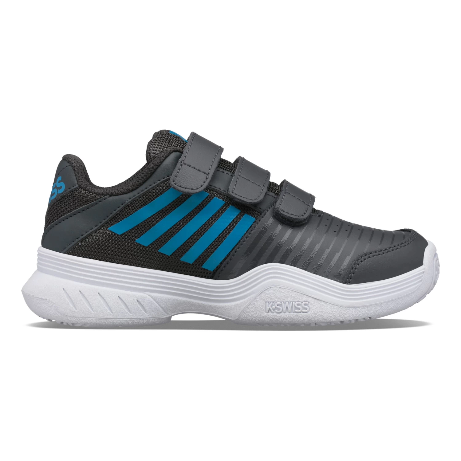 K-Swiss Court Express Strap OMNI All Court Shoe Boys - Dark Blue, Blue 3 K-Swiss Court Express Strap OMNI All Court Shoe Boys - Dark Blue, Blue