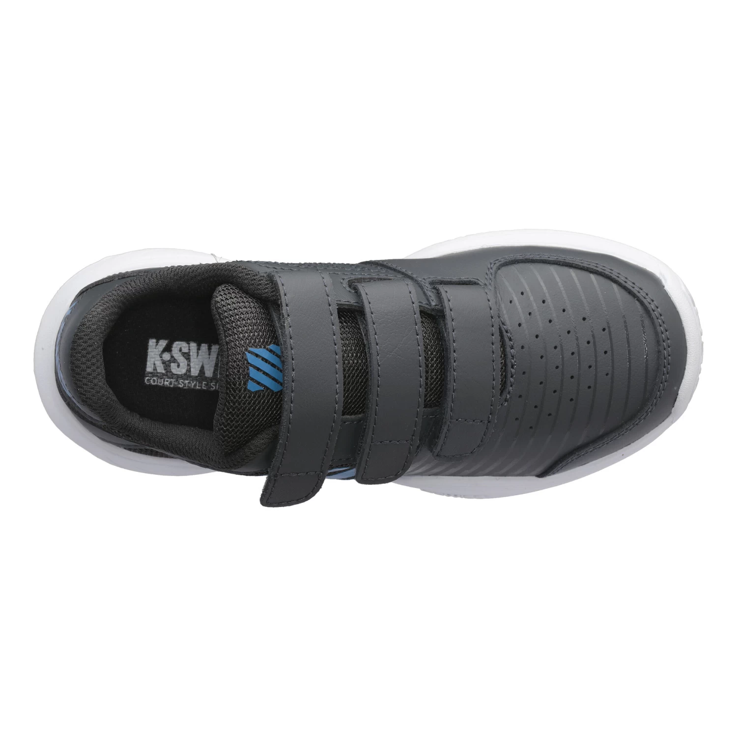 K-Swiss Court Express Strap OMNI All Court Shoe Boys - Dark Blue, Blue 5 K-Swiss Court Express Strap OMNI All Court Shoe Boys - Dark Blue, Blue - Image 3
