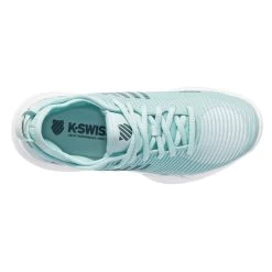 K-Swiss Hypercourt Supreme Clay Court Shoe Women - Light Blue, White -Tennis Serie Store 02075000 0 4