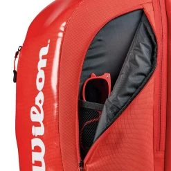 Wilson Super Tour Backpack - Red, White -Tennis Serie Store 0209300000 14