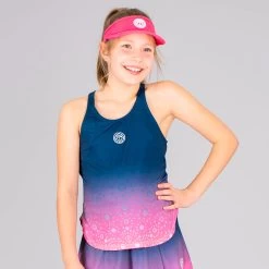 BIDI BADU Colortwist Tank Top Girls - Pink, Dark Blue -Tennis Serie Store 02158000 13