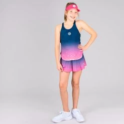 BIDI BADU Colortwist Tank Top Girls - Pink, Dark Blue -Tennis Serie Store 02158000 15