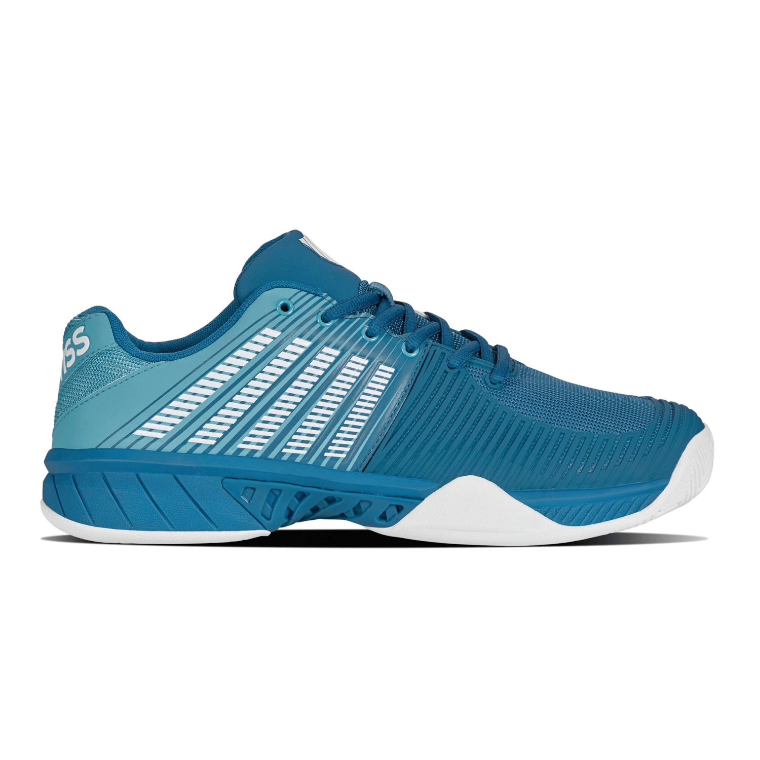 K-Swiss Express Light 2 All Court Shoe Men - Turquoise, White 3 K-Swiss Express Light 2 All Court Shoe Men - Turquoise, White