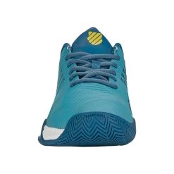 K-Swiss Hypercourt Supreme All Court Shoe Men - Turquoise, White -Tennis Serie Store 02184000 0 7