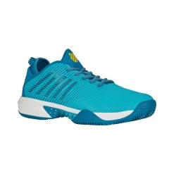 K-Swiss Hypercourt Supreme Clay Court Shoe Men - Turquoise, White -Tennis Serie Store 02185000 000