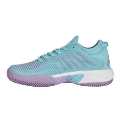 K-Swiss Hypercourt Supreme Clay Court Shoe Women - Light Blue, Lilac -Tennis Serie Store 02196000 0 3