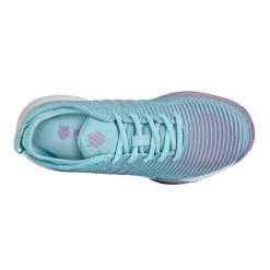 K-Swiss Hypercourt Supreme Clay Court Shoe Women - Light Blue, Lilac -Tennis Serie Store 02196000 0 4