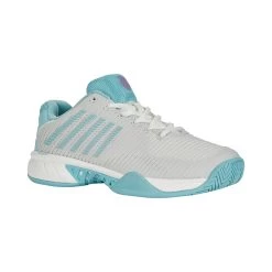 K-Swiss Hypercourt Express 2 All Court Shoe Women - White, Light Blue -Tennis Serie Store 02197000 000