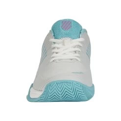 K-Swiss Hypercourt Express 2 All Court Shoe Women - White, Light Blue -Tennis Serie Store 02197000 0 7