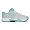 K-Swiss Hypercourt Express 2 Clay Court Shoe Women - White, Light Blue -Tennis Serie Store 02198000 0 1