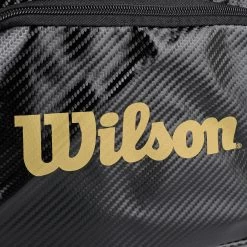 Wilson Elite Sports Bag Special Edition - Black, Gold -Tennis Serie Store 0226300000 13