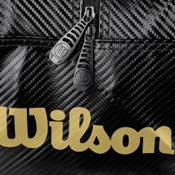 Wilson Elite Sports Bag Special Edition - Black, Gold -Tennis Serie Store 0226300000 14