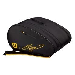 Wilson Klopp Padel Racket Bag - Black, Gold -Tennis Serie Store 0228700000 0 1