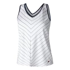 Fila Caroline Tank Top Women - White, Dark Blue