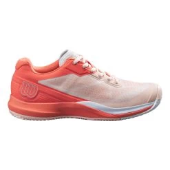 Wilson Rush Pro 3.5 Clay Court Shoe Women - Coral, Ecru