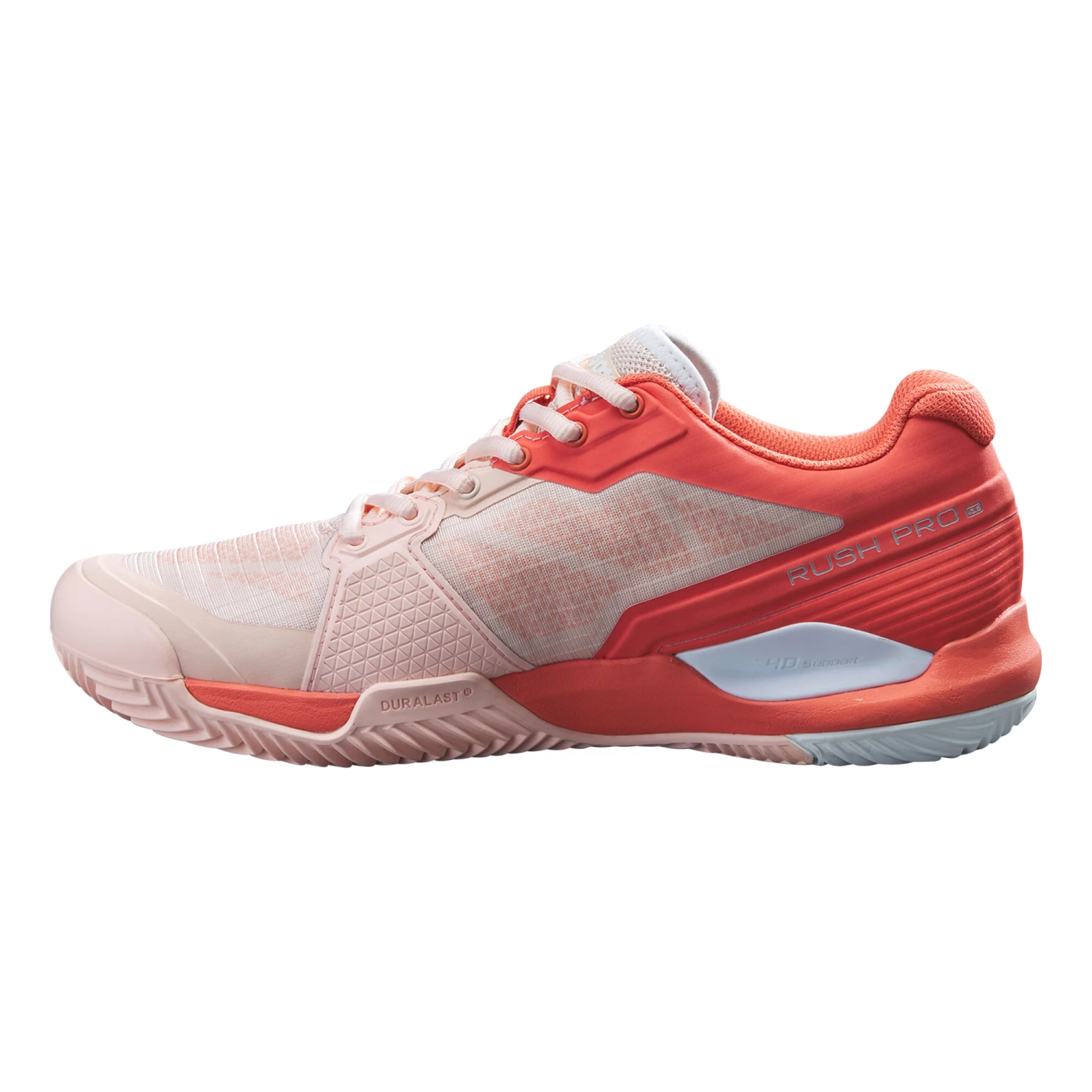 Wilson Rush Pro 3.5 Clay Court Shoe Women - Coral, Ecru 4 Wilson Rush Pro 3.5 Clay Court Shoe Women - Coral, Ecru - Image 2