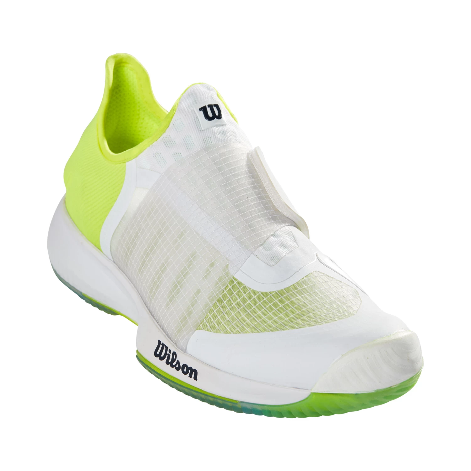 Wilson Kaos Mirage All Court Shoe Men - White, Neon Yellow 6 Wilson Kaos Mirage All Court Shoe Men - White, Neon Yellow - Image 4