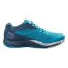 Wilson Rush Pro 3.5 All Court Shoe Men - Turquoise, Dark Blue -Tennis Serie Store 02454000 0 1