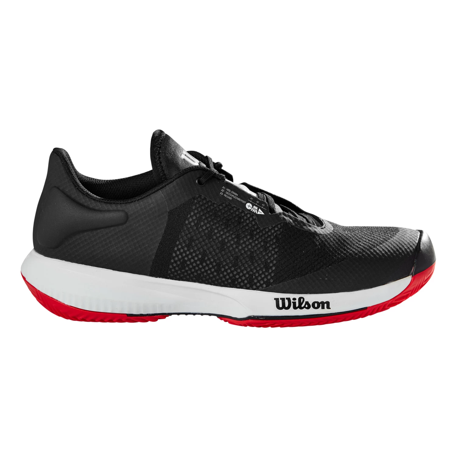 Wilson Kaos Swift Clay Court Shoe Men - Black, White 3 Wilson Kaos Swift Clay Court Shoe Men - Black, White