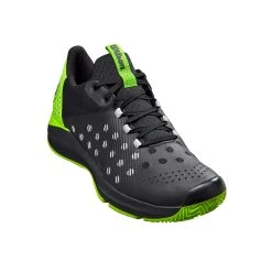 Wilson Hurakn Padel Shoe Men - Black, Neon Green -Tennis Serie Store 02594000 000