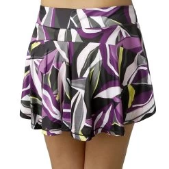 Lotto Popflower Printed Skirt Women - Black, Multicoloured -Tennis Serie Store 02885000 22